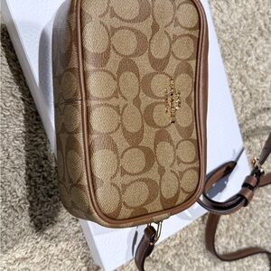Coach Brown Signature Crossbody Bag